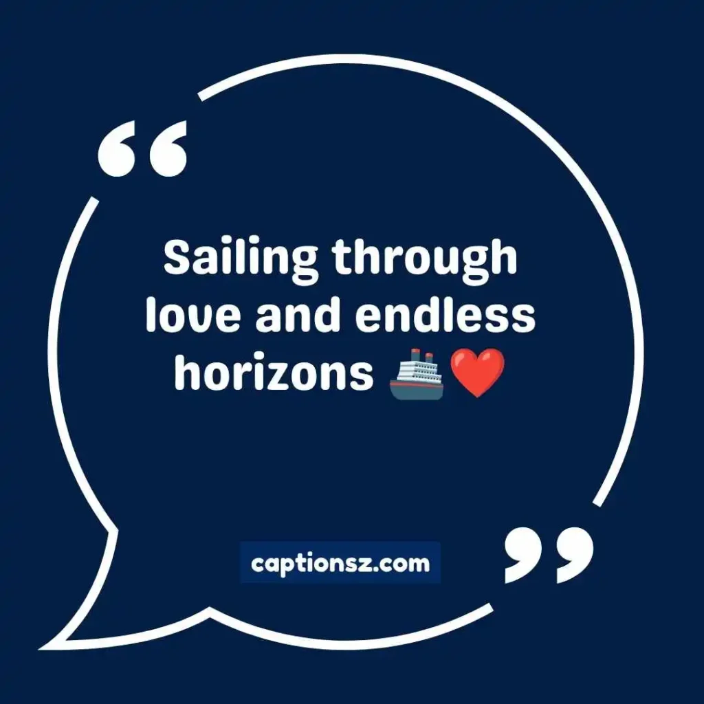 Cruise Instagram Captions for Couples