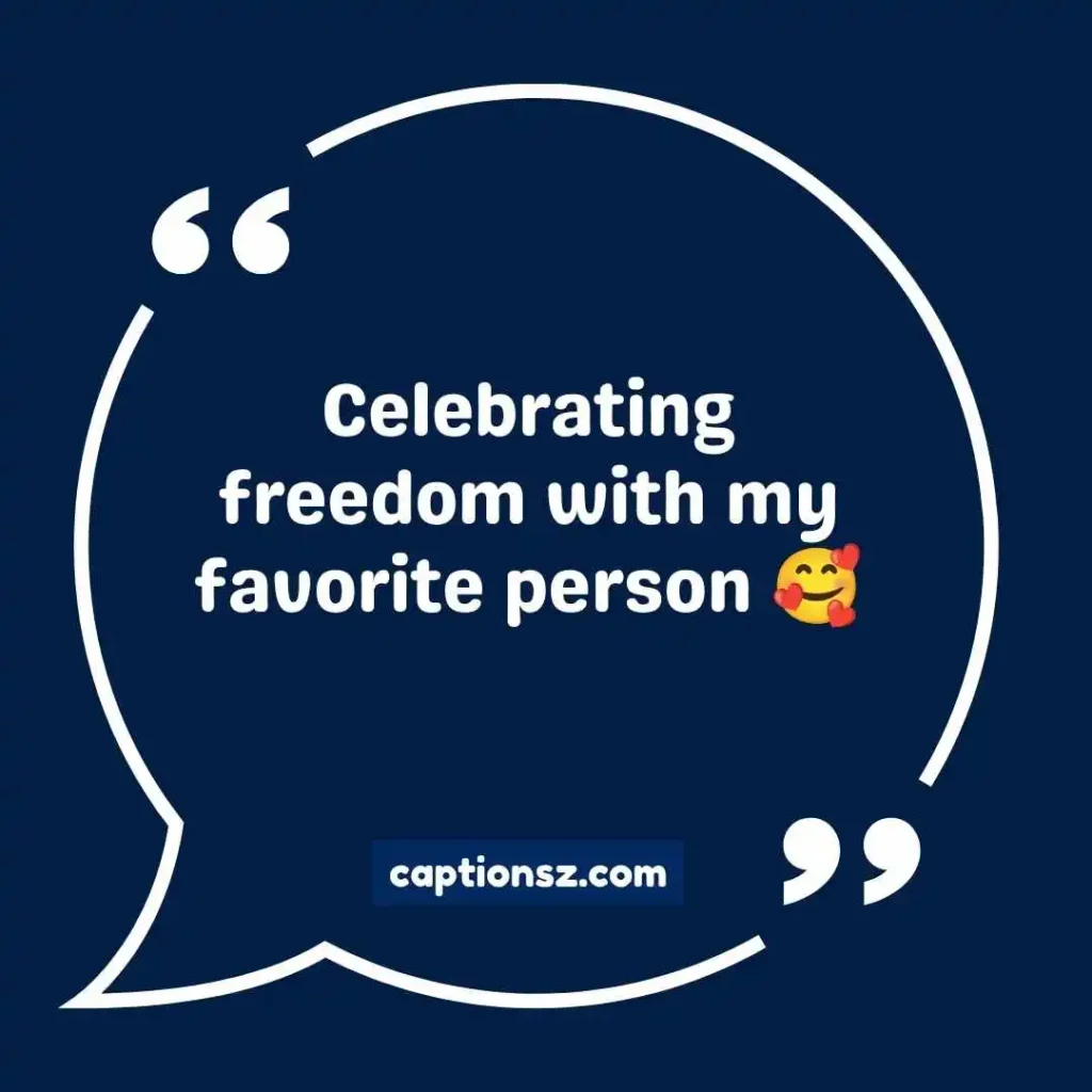 Fourth of July Instagram Captions for Boyfriend