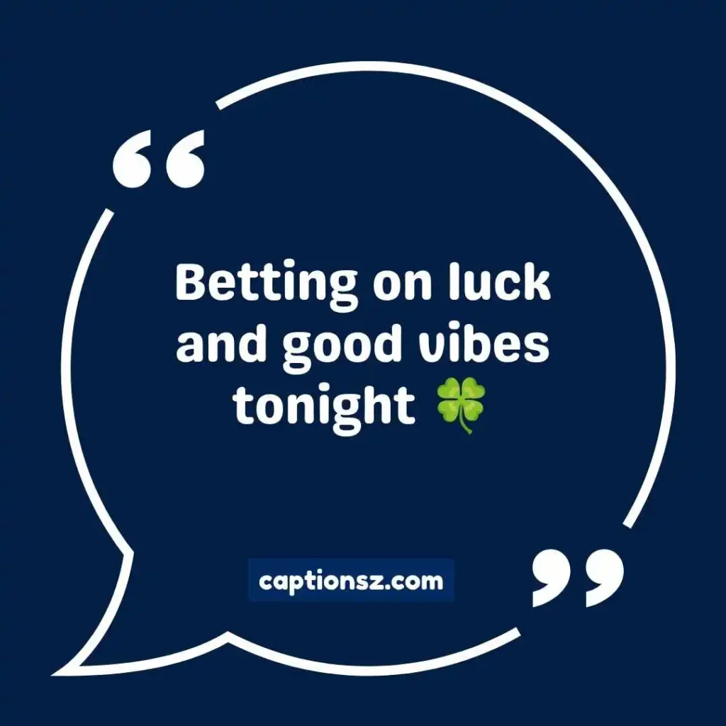 Funny Casino Captions for Instagram