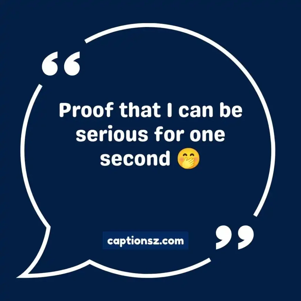 Funny Selfie Captions in English
