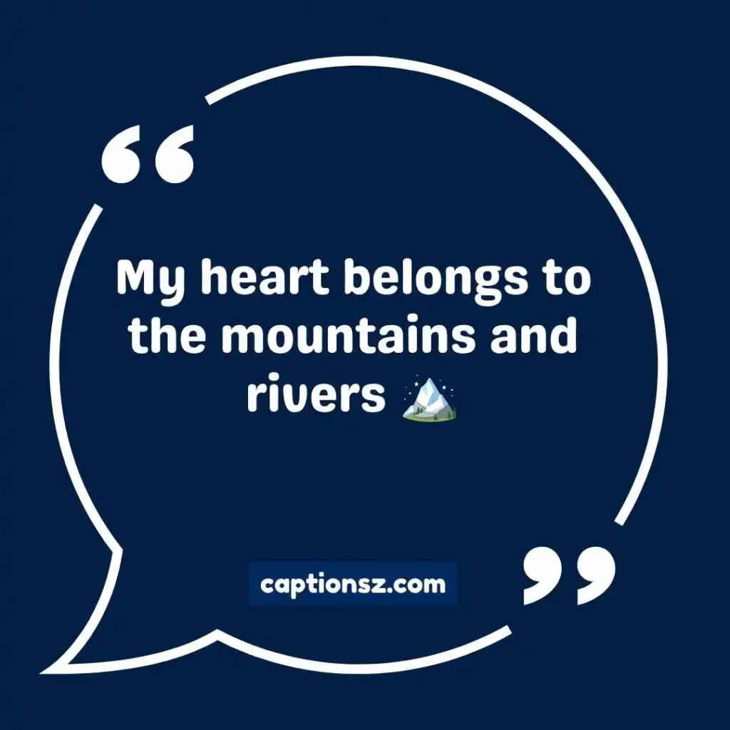Nature Lover Captions for Instagram