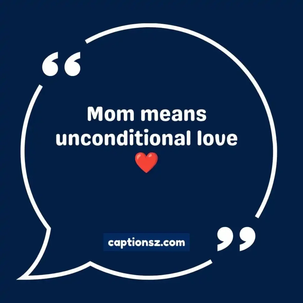 Short Captions for Mother