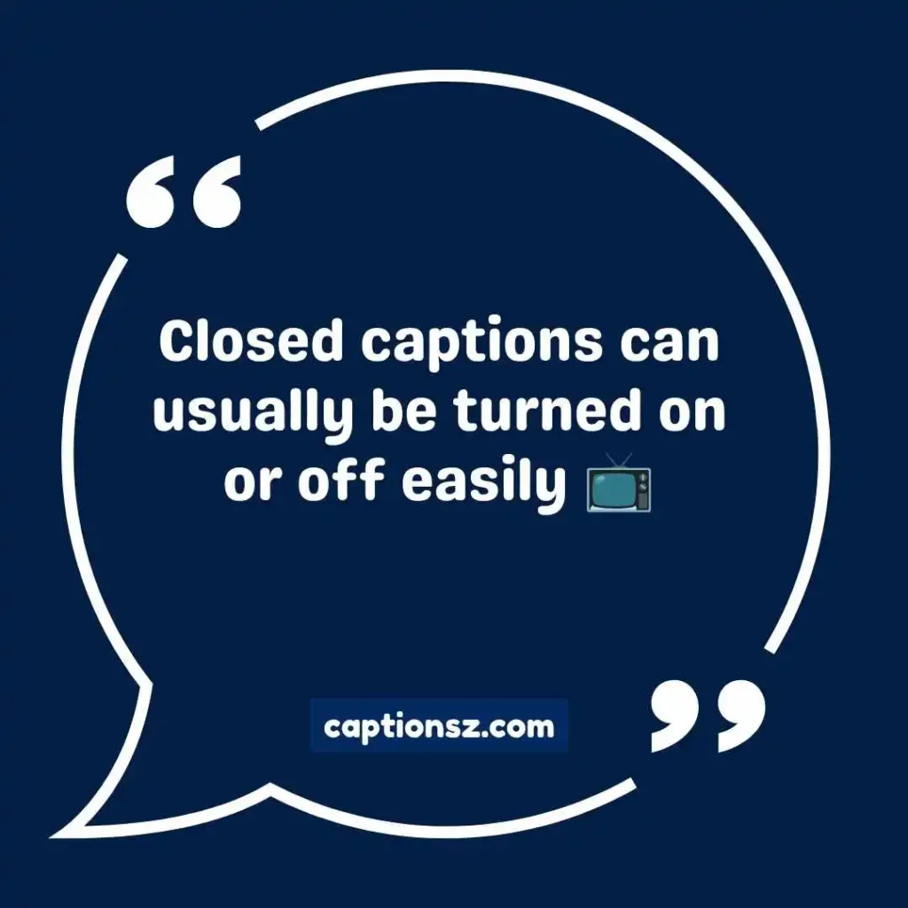 What Is Closed Caption Movie