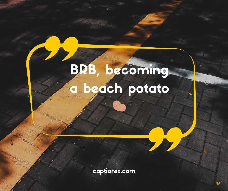Funny Beach Insta Captions