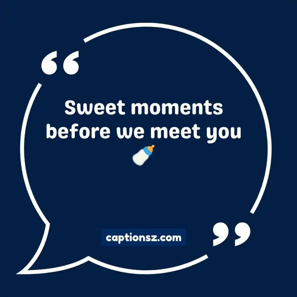 Short Baby Shower Captions for Mom-to-Be