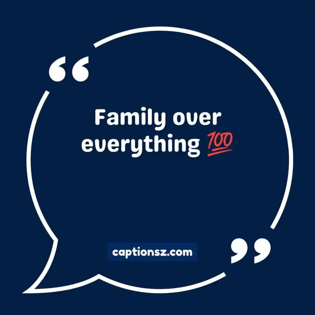 Short Family Photo Captions for Instagram