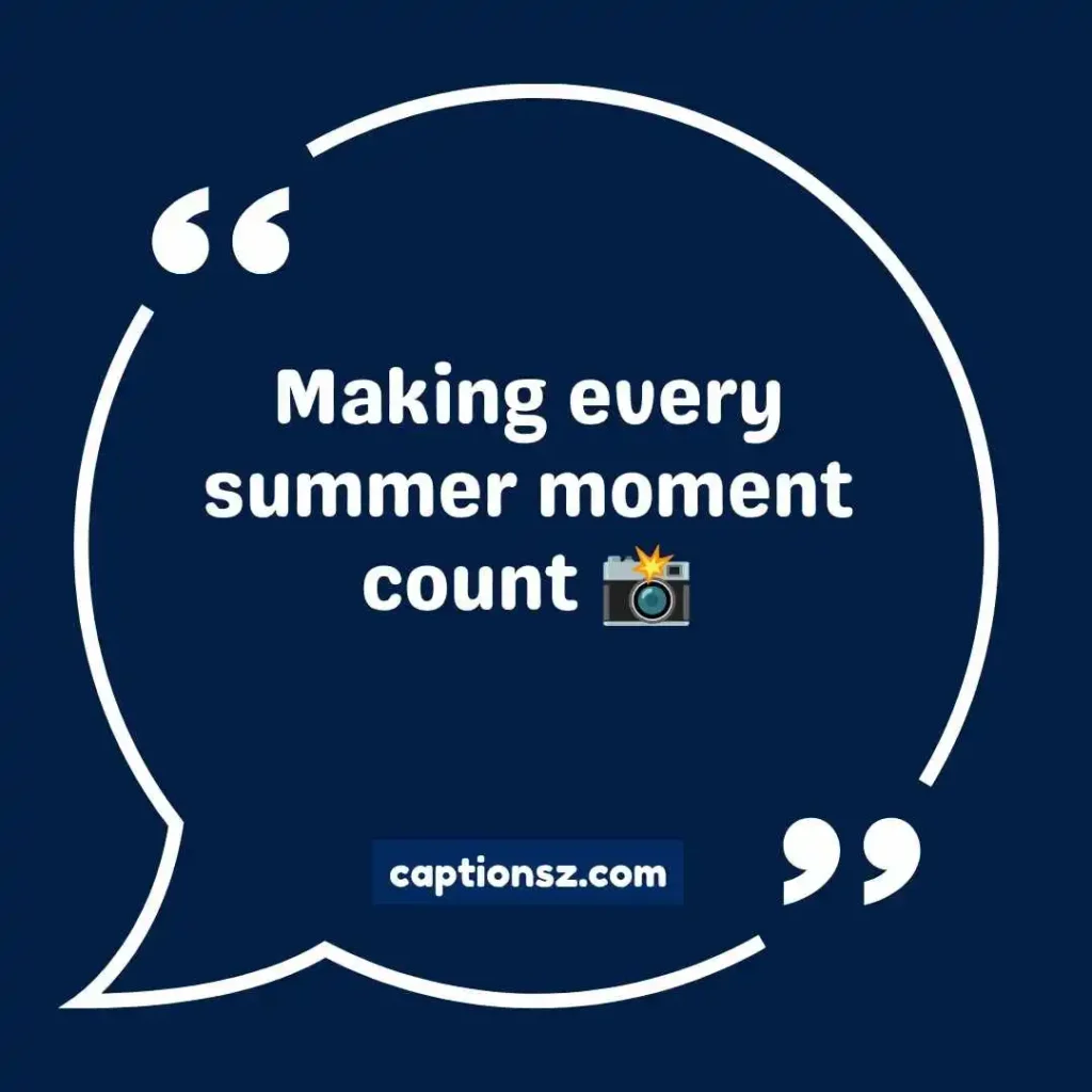 Summer Captions for Instagram for Boy