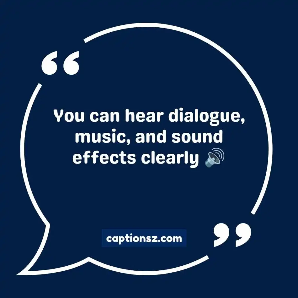 Do Open Caption Movies Have Sound