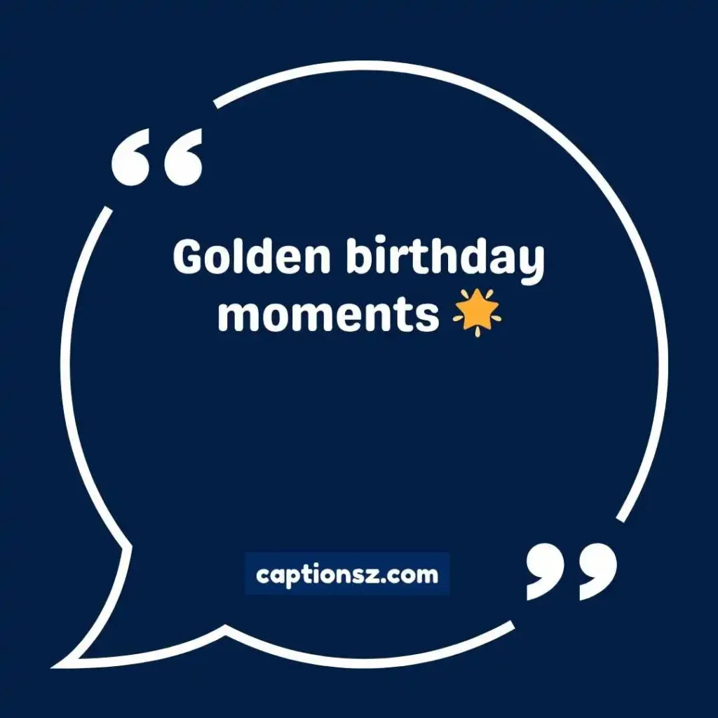 Aesthetic Short Birthday Captions