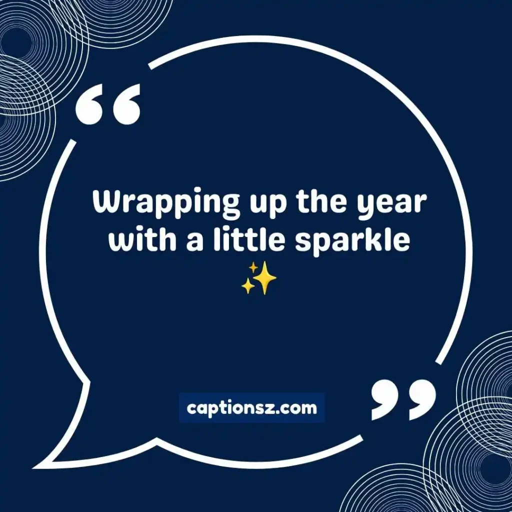 Cute end of the year captions