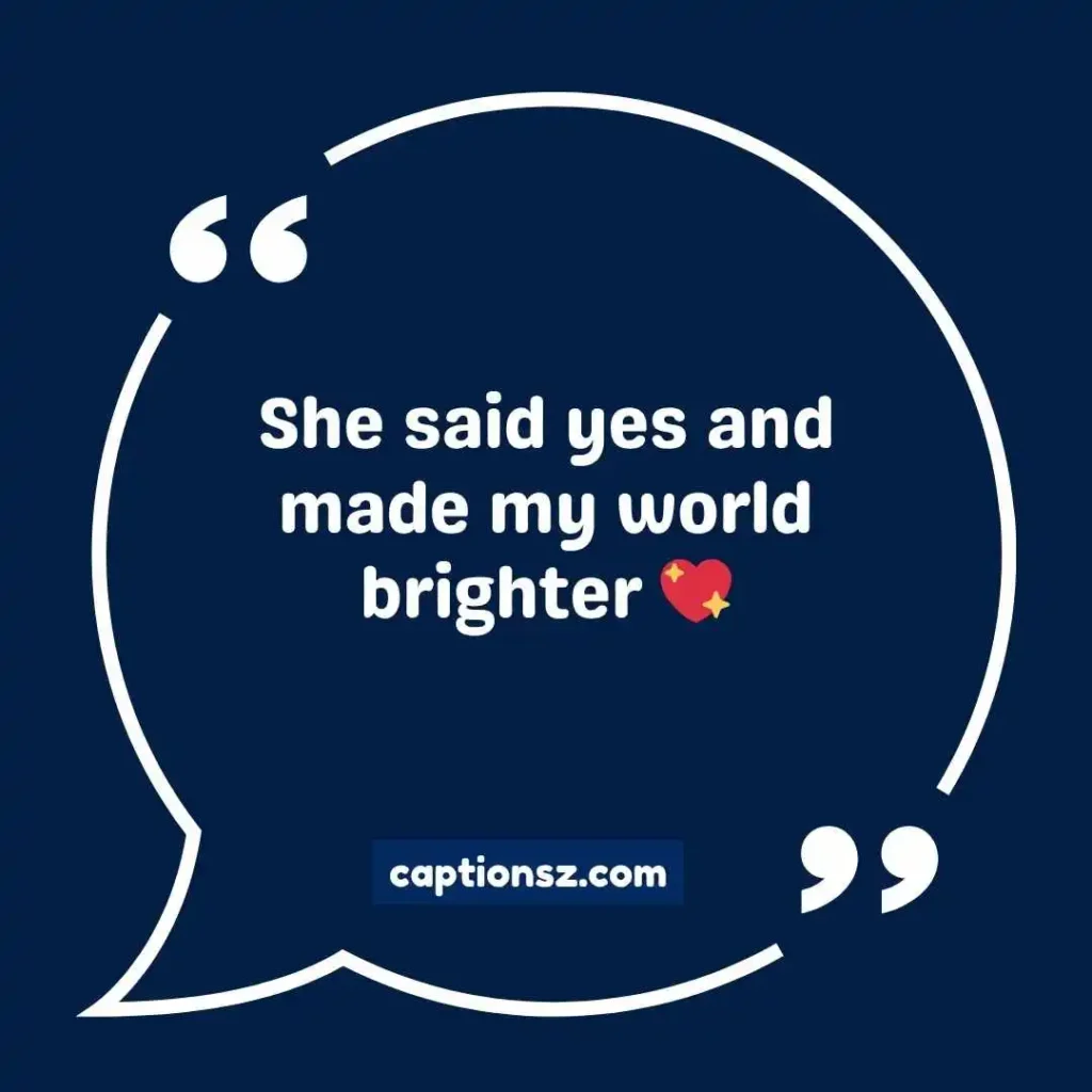 Cute Engagement Captions for Her