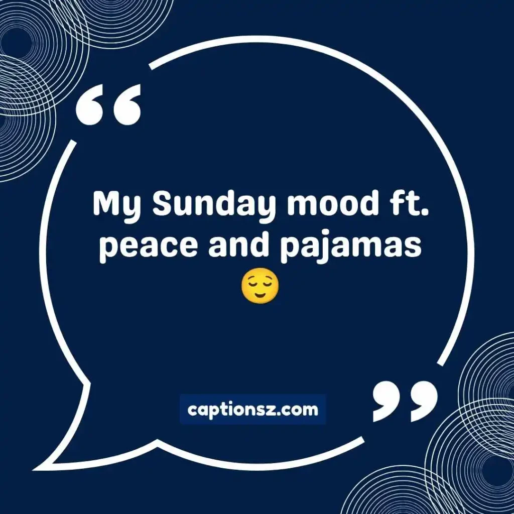 Cute Sunday Captions