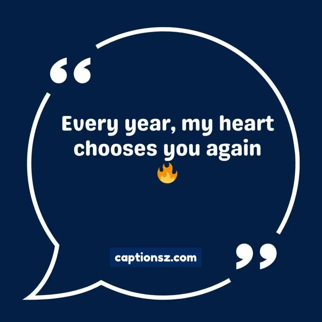 Romantic Anniversary Captions for Husband