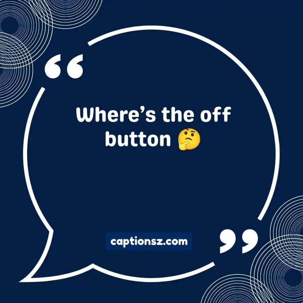 Short Captions About Turning Off Captions