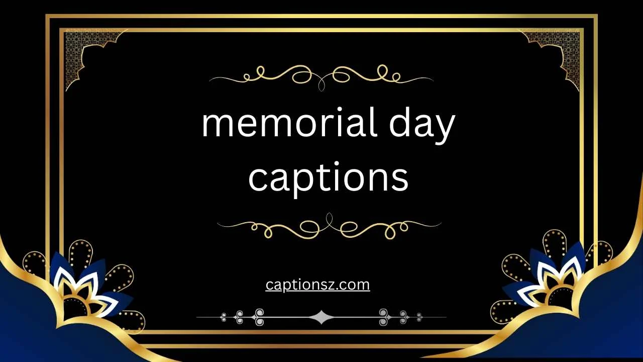 memorial day captions