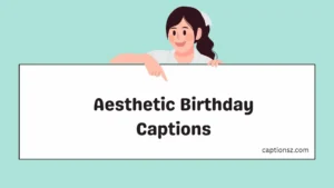 Aesthetic Birthday Captions